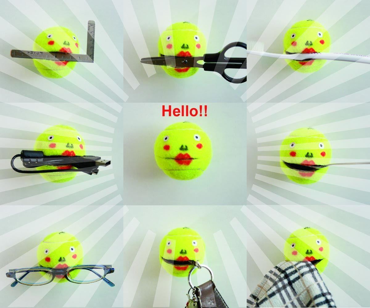 How to Make a Tennisball-hook!