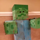Minecraft Zombie Target (Life Size)