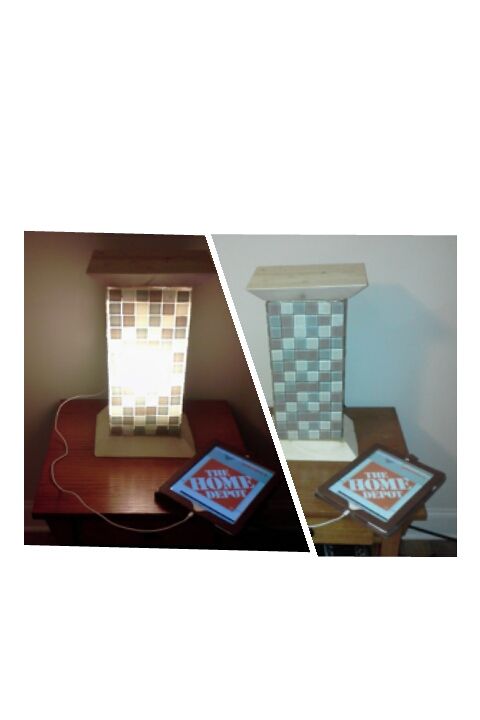 Modern Lamp With IPhone Charger