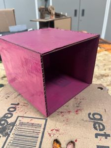 Glue Cardboard Into Needed Shapes