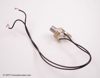 Solder Wires to and Install 1/4&quot; Audio Jack