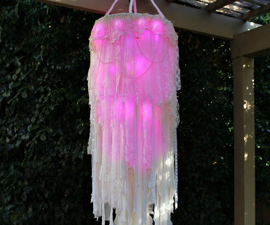 Light-up Boho Chandelier