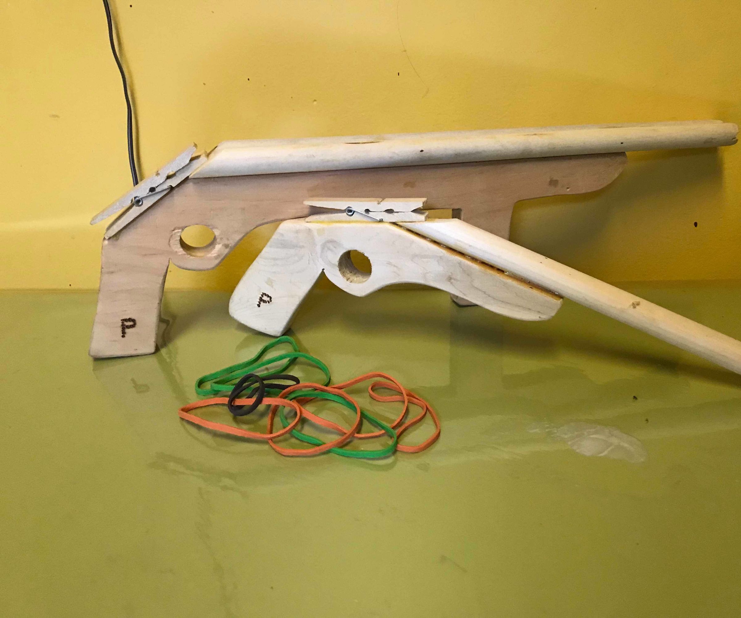 Rubber Band Toy Gun