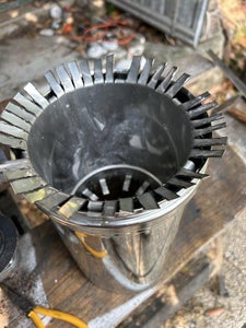Assembling the Burner No Drill Hole No Screw