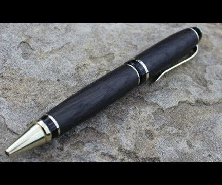 How to Make a BEAUTIFUL Bog Oak Pen!!