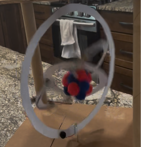 The Over-Engineered Spinning Atom