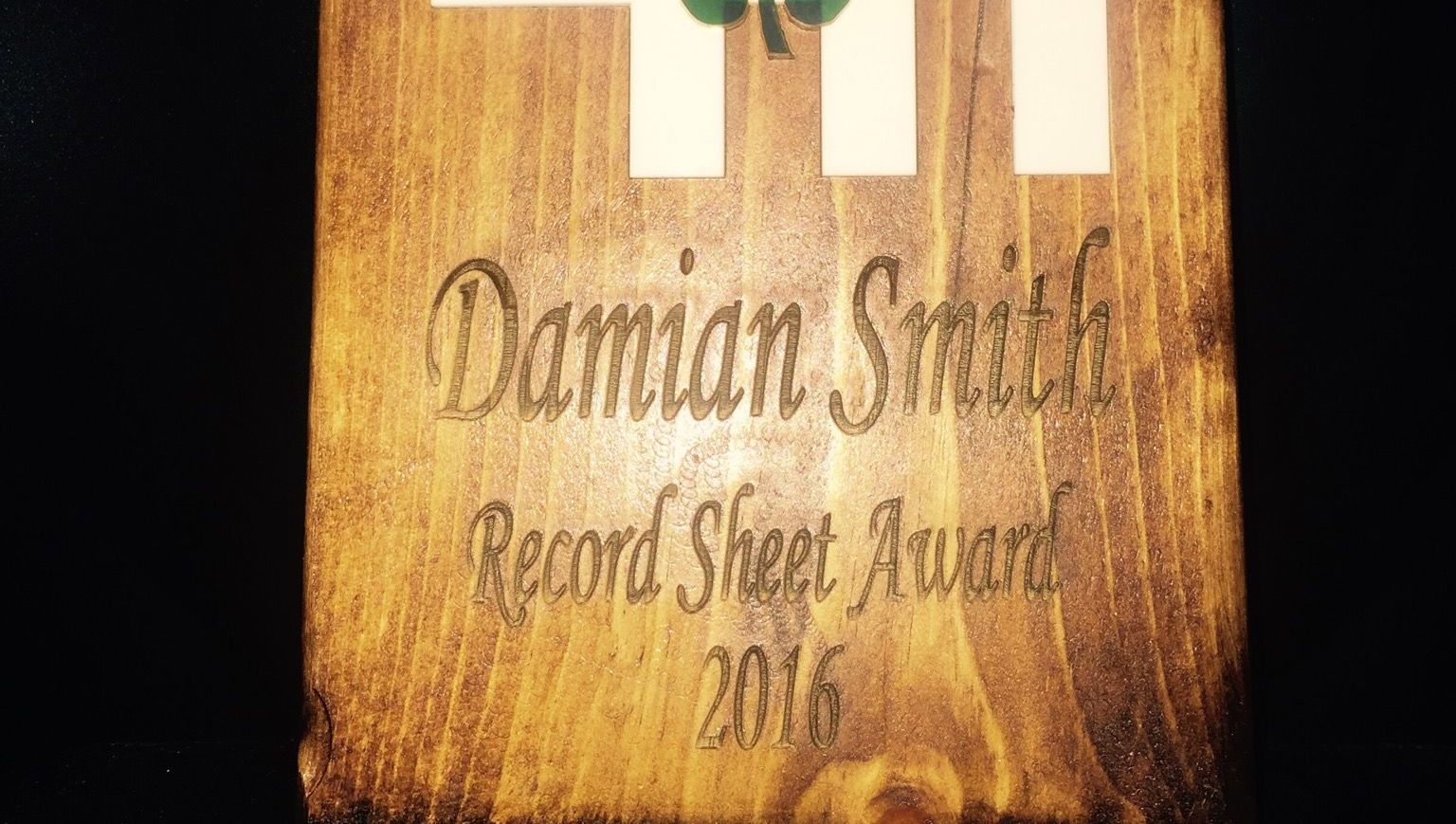4-H Award Plaque