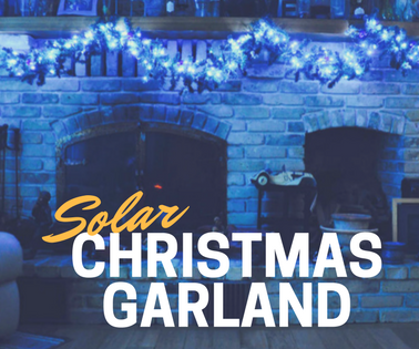 Solar Christmas Garland