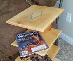Magazine Stand From Salvaged Wood
