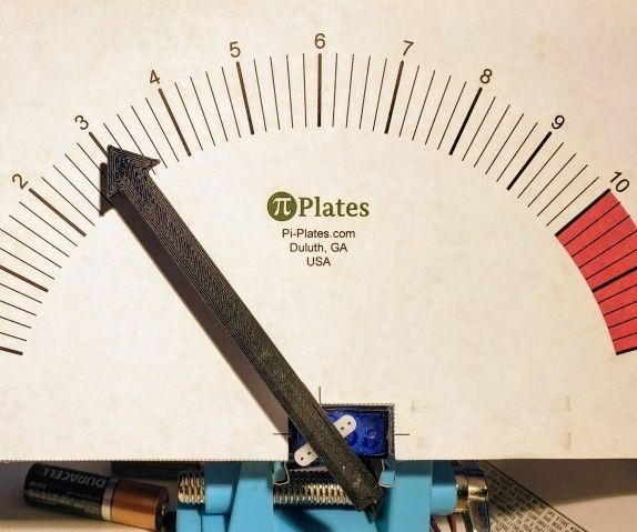 Retro Analog Voltmeter