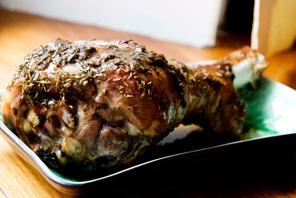 Rosemary Roased Turkey Leg