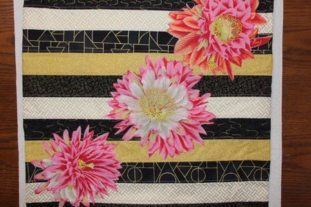 Sewing Background Front of Pillow to Back of Pillow