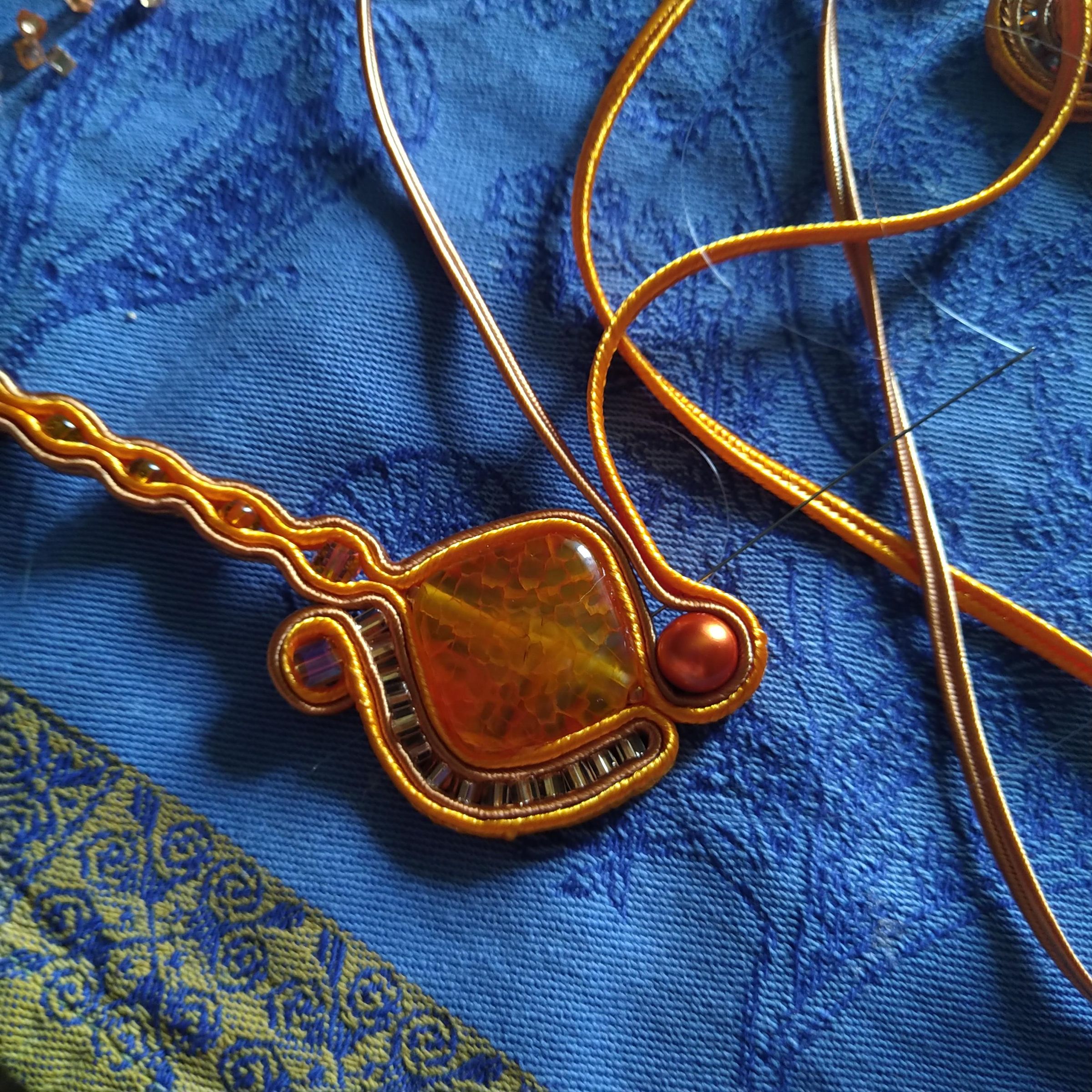 Monochrome Orange Necklace 11 Steps (with Pictures) Instructables