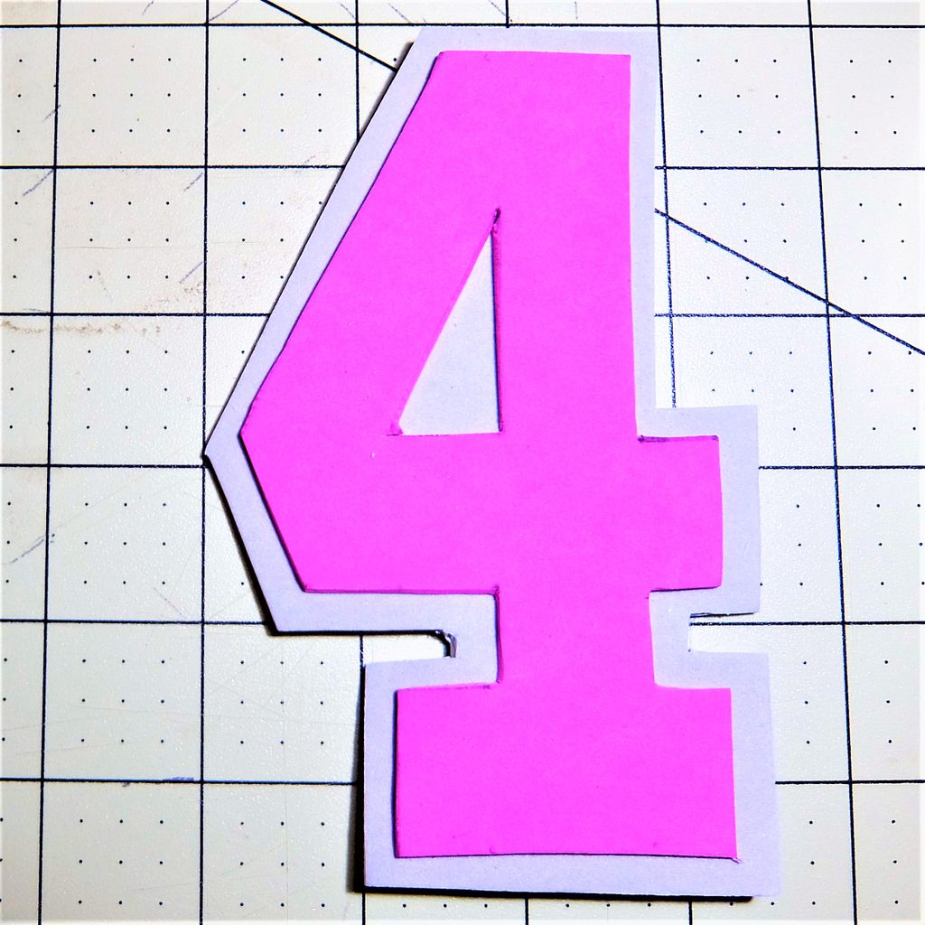 Number 4 Template