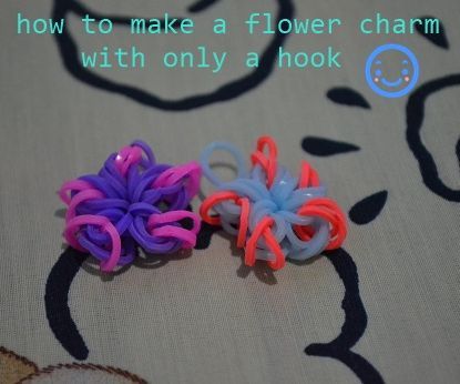 How to Make a Flower Charm With Only a Hook
