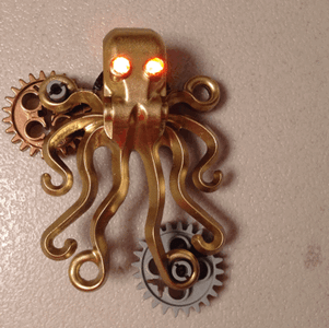 SteamPunk Lego LED Octopus