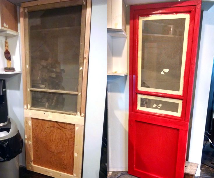 How to Build a Screen Door Out of an Old Window