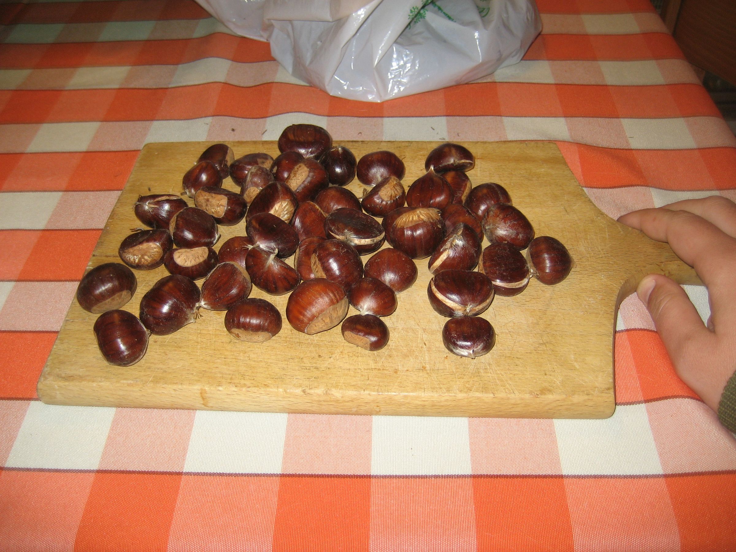 Roasting chestnuts