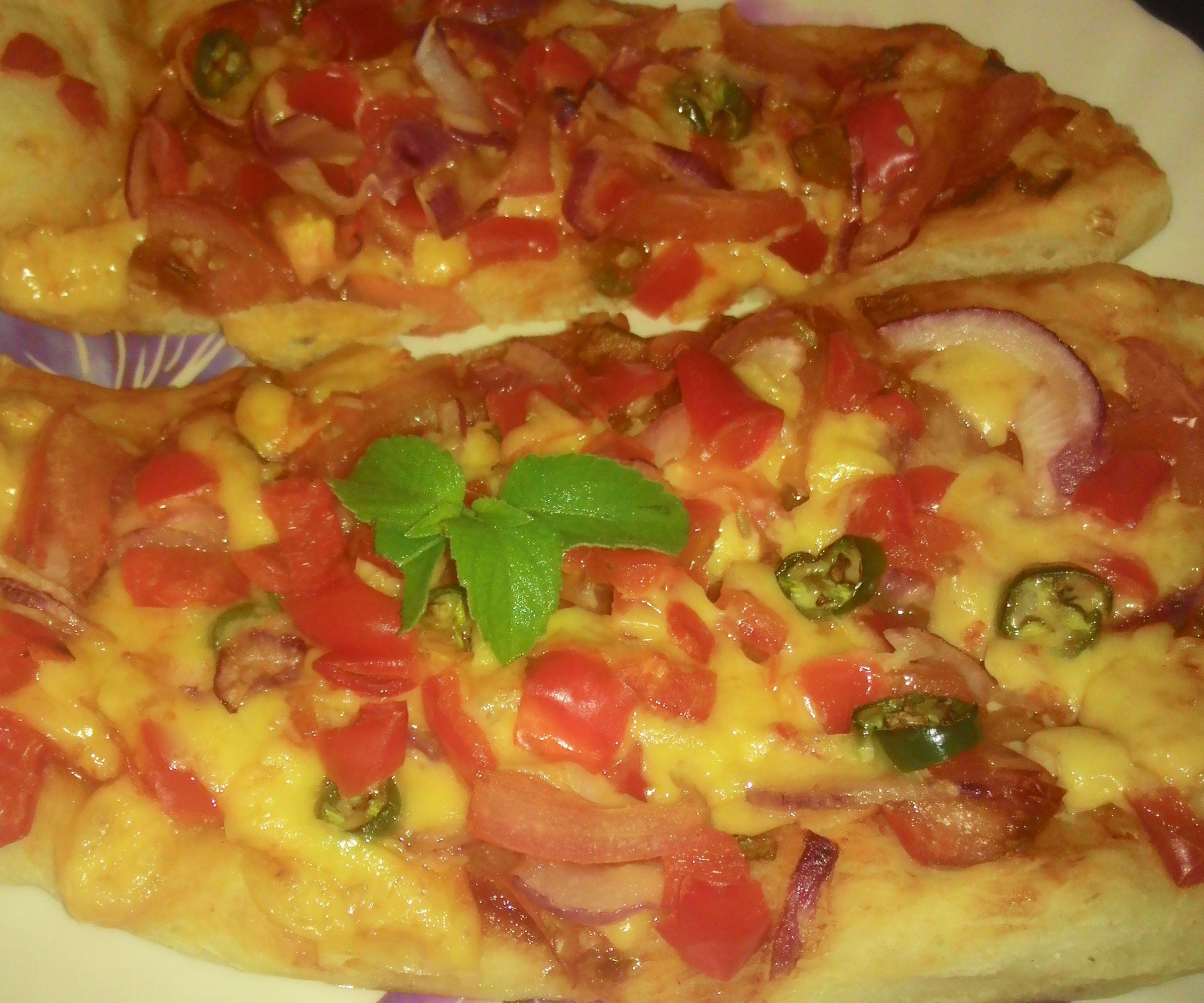 My First Homemade Pizza From Scratch