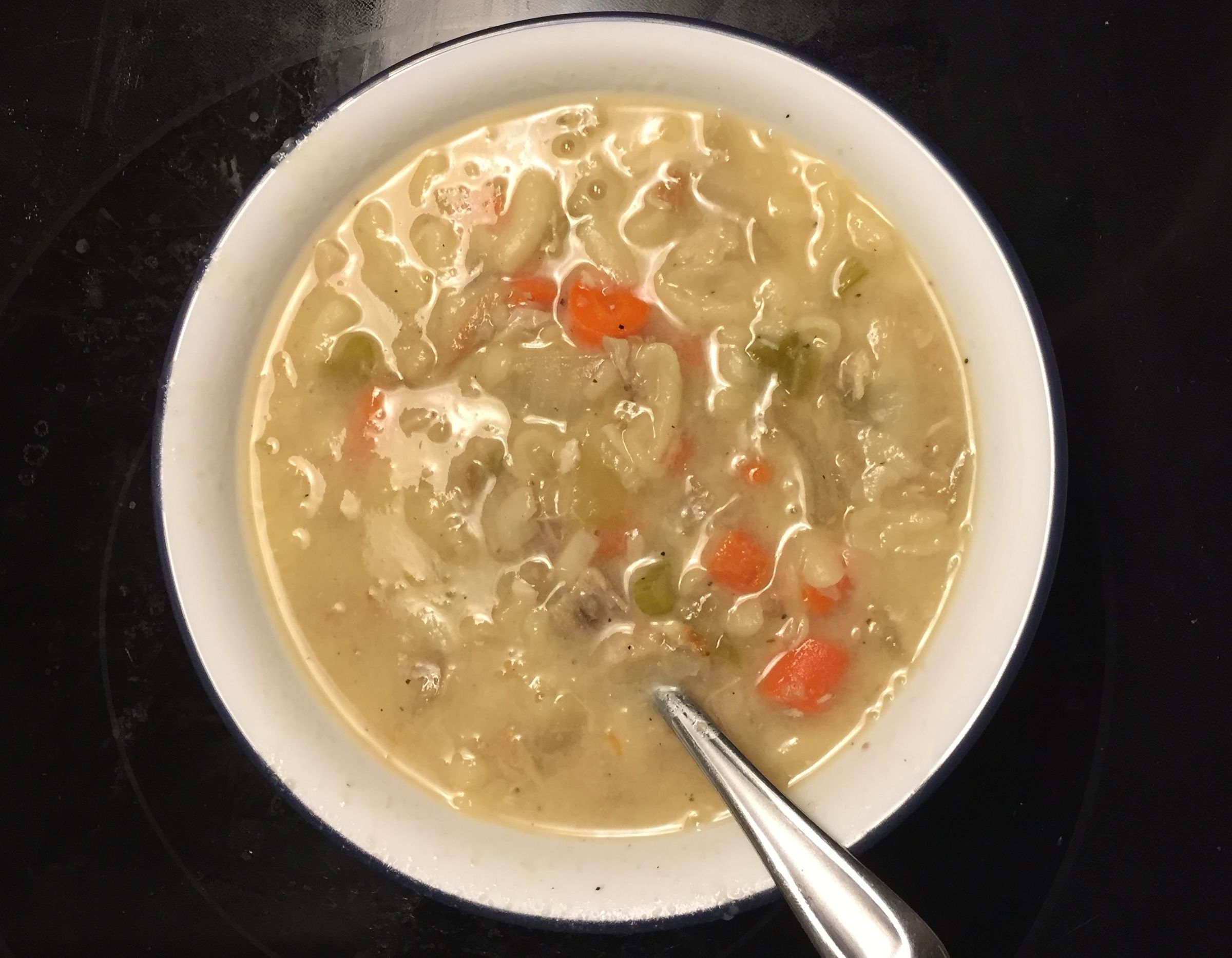 Turkey Carcass Noodle Soup