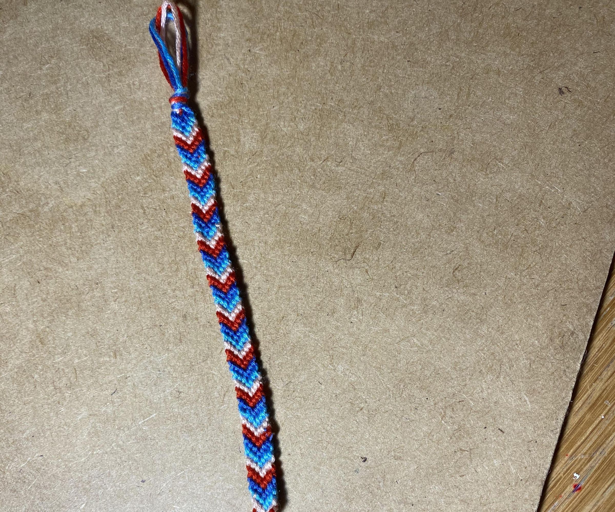 Chevron Friendship Bracelet Instructions