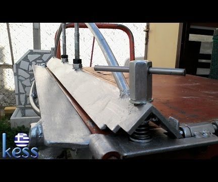 DIY Sheet Metal Bender Brake Fully Modified