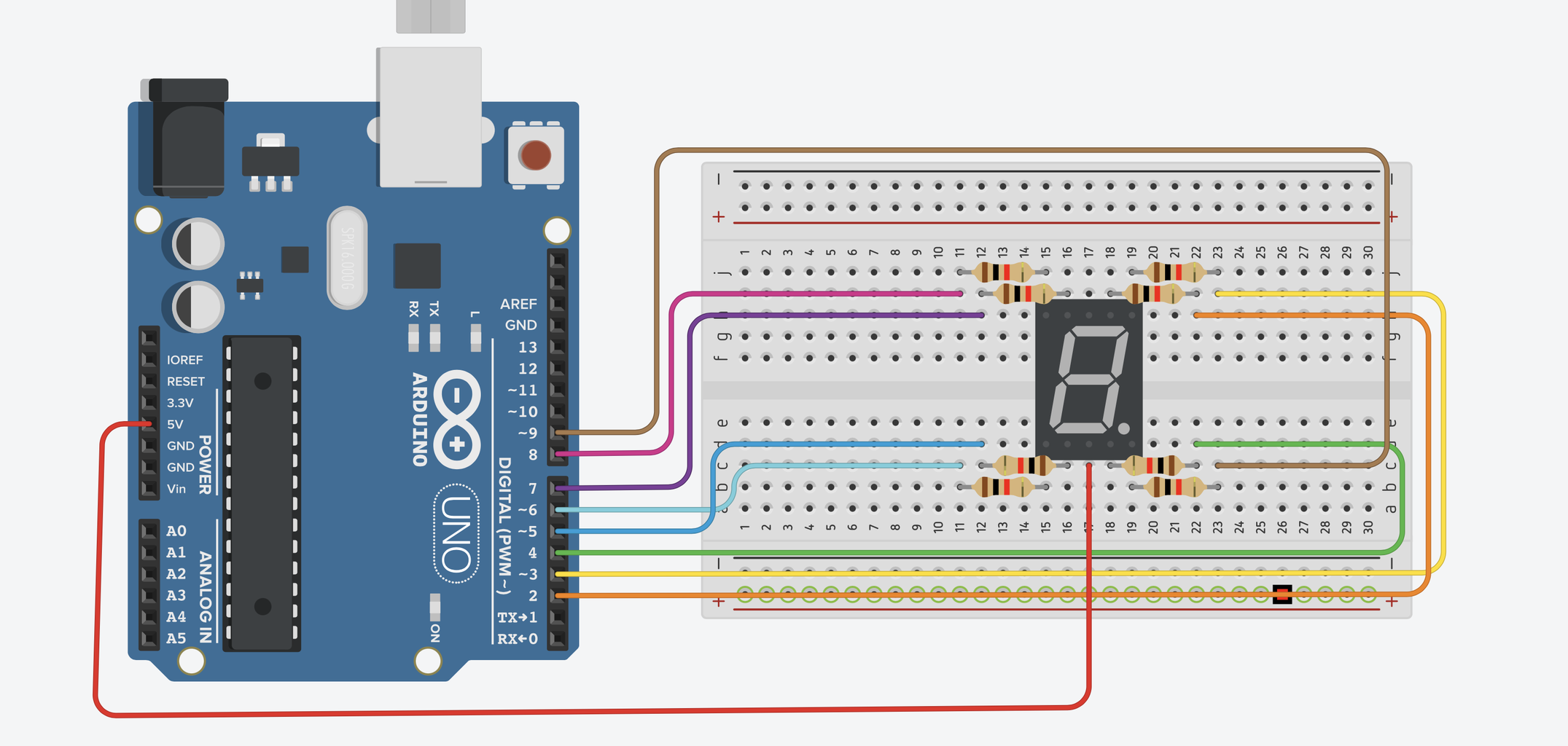 Apprendre a Contrôler Un Afficheur 7 Segment : 3 Steps - Instructables