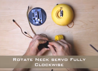 Rotate Tilt Servo Fully CW