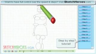 How to Draw Miss Martian (Young Justice)