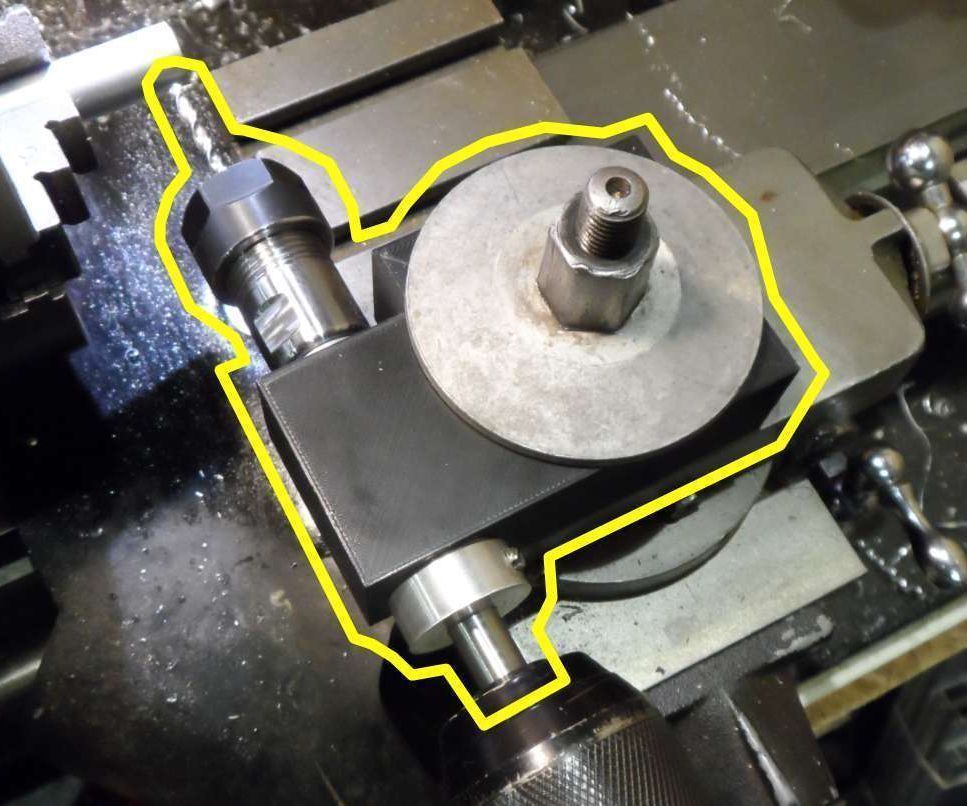 3d Printed Lathe Toolpost Drill for Myford ML10
