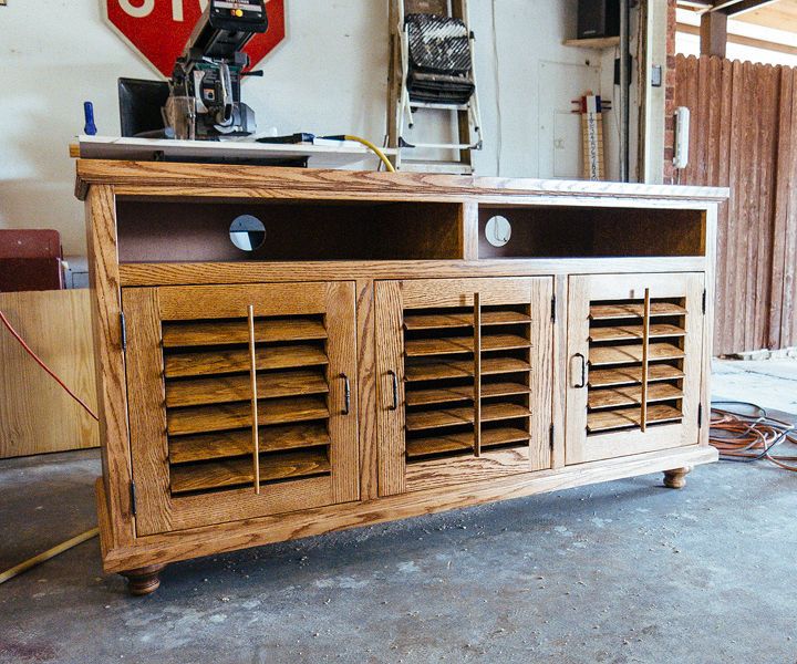 Media Cabinet With Shutters