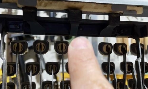 Keys Not Advancing