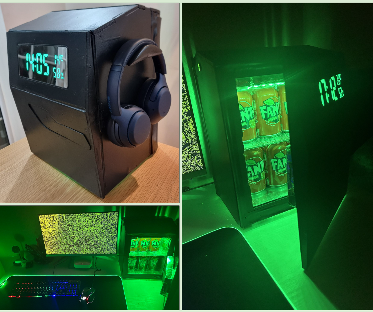 How to Build a Futuristic Desktop Mini Fridge for Hot Gaming Sessions