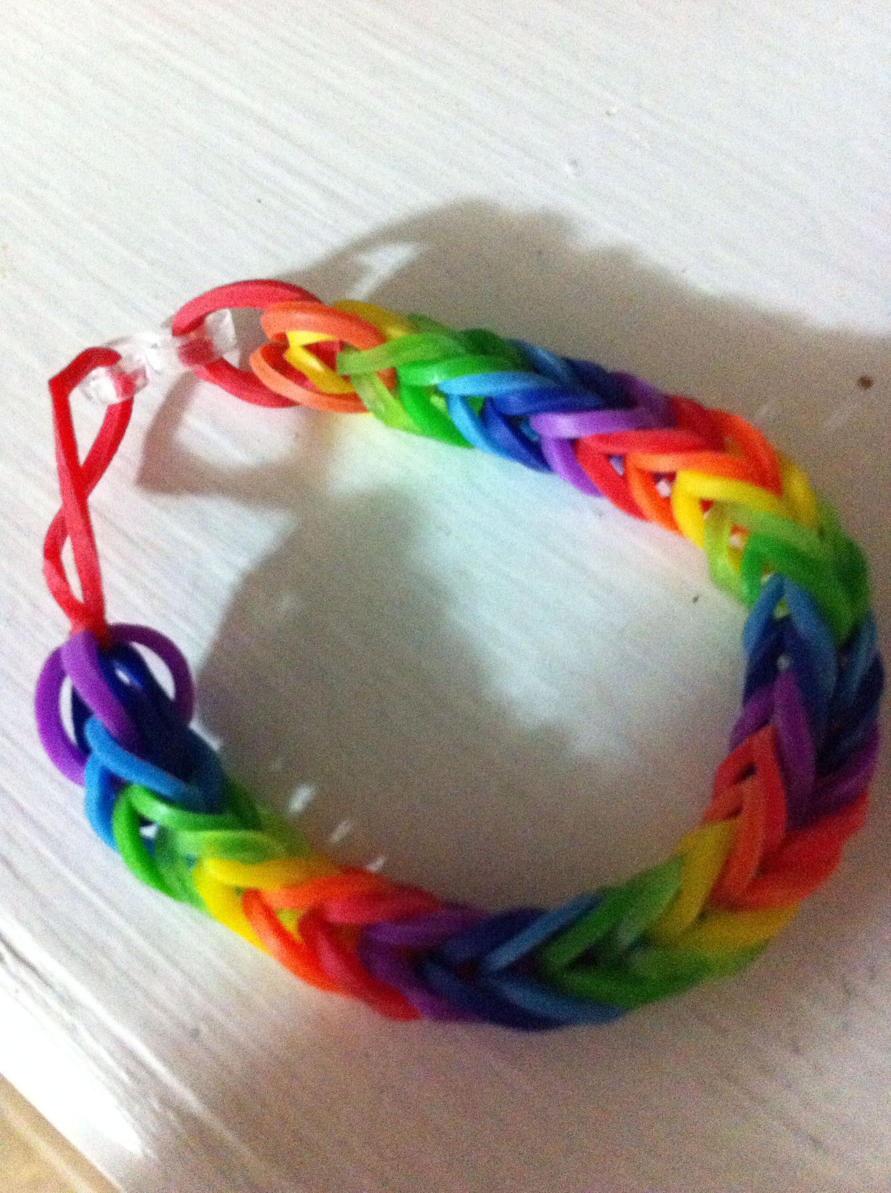 Fish Tail Bracelet Rainbow Loom