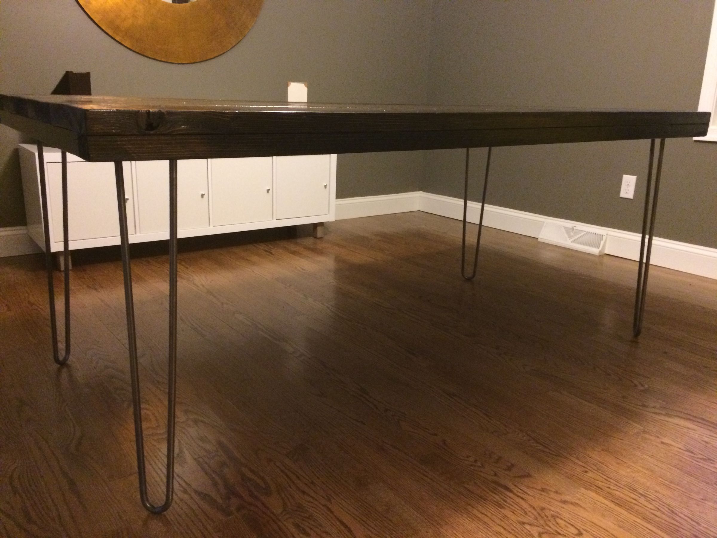 Modern Farm Table With Hairpin Legs for Under 200 6 Steps (with Pictures) Instructables