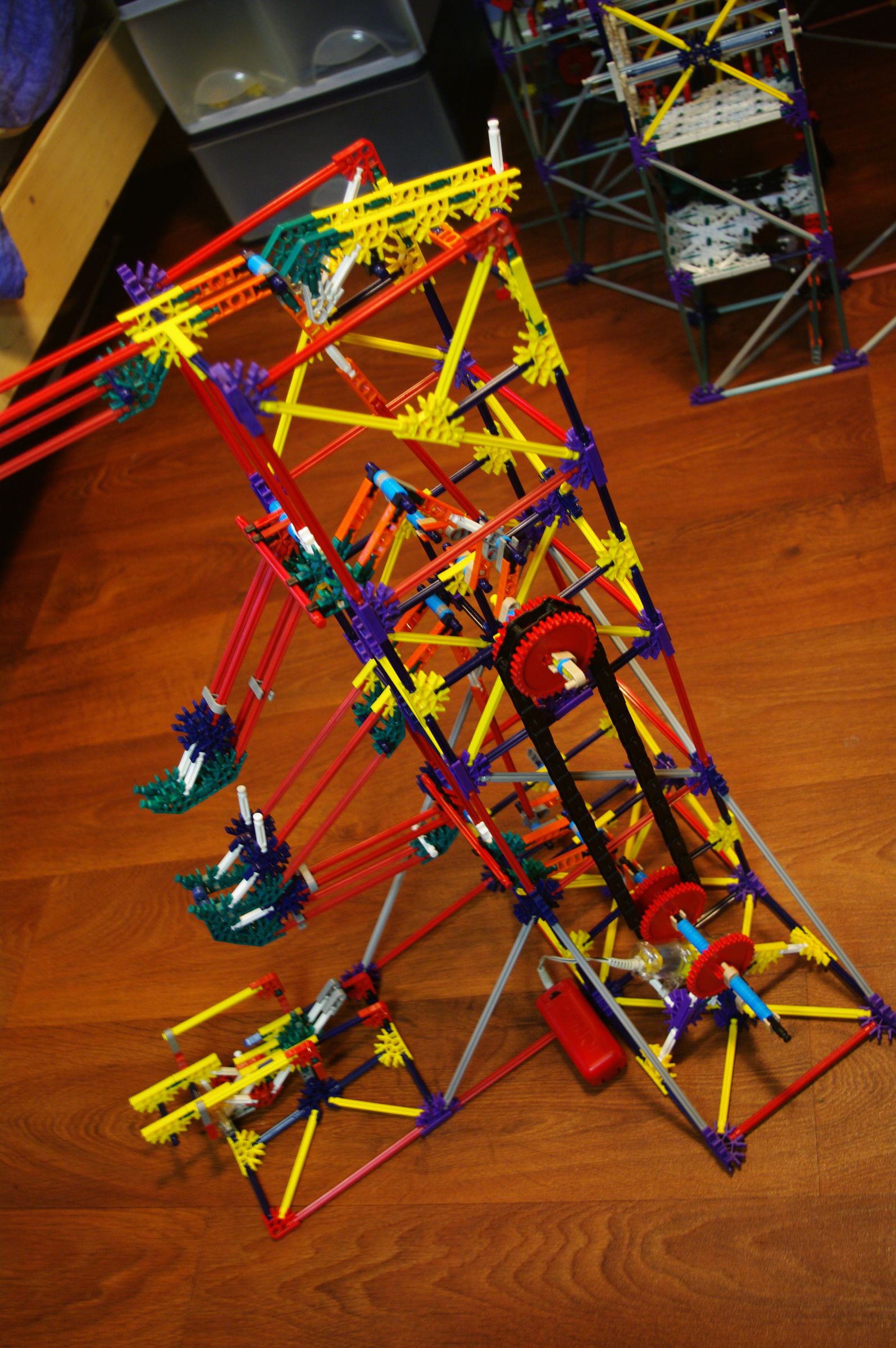 Right Handed Armlift, a K'nex Ball Machine Lift