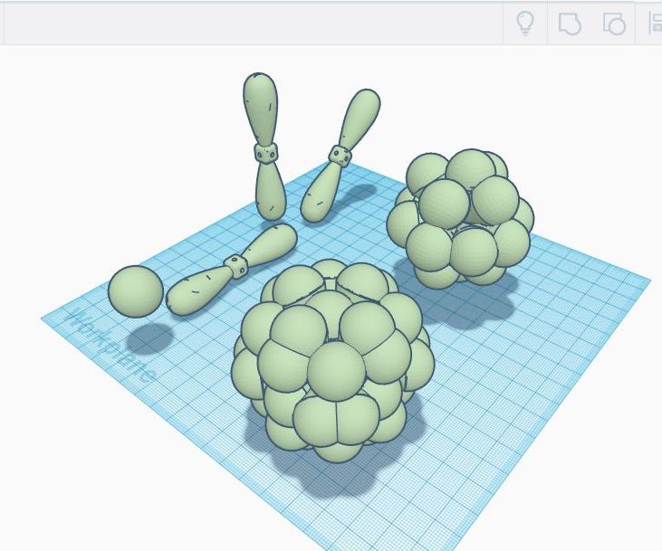 Orbitals Smoothly Explained Using Tinkercad