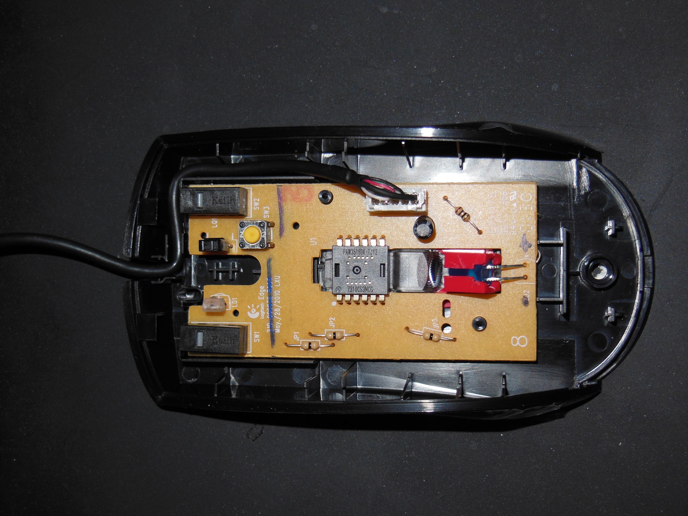 Hacking a Lenovo Computer Mouse Custom Color LED (with Pictures