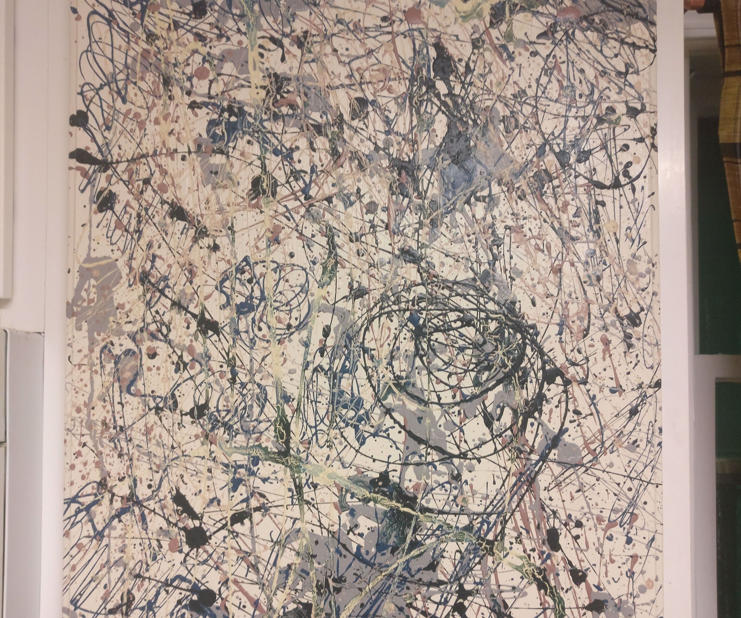 New Kitchen Cabinets With a Jackson Pollock Inspired Design