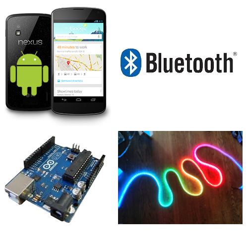 Arduinoandroid Bluetooth Rgb Led Control Android App