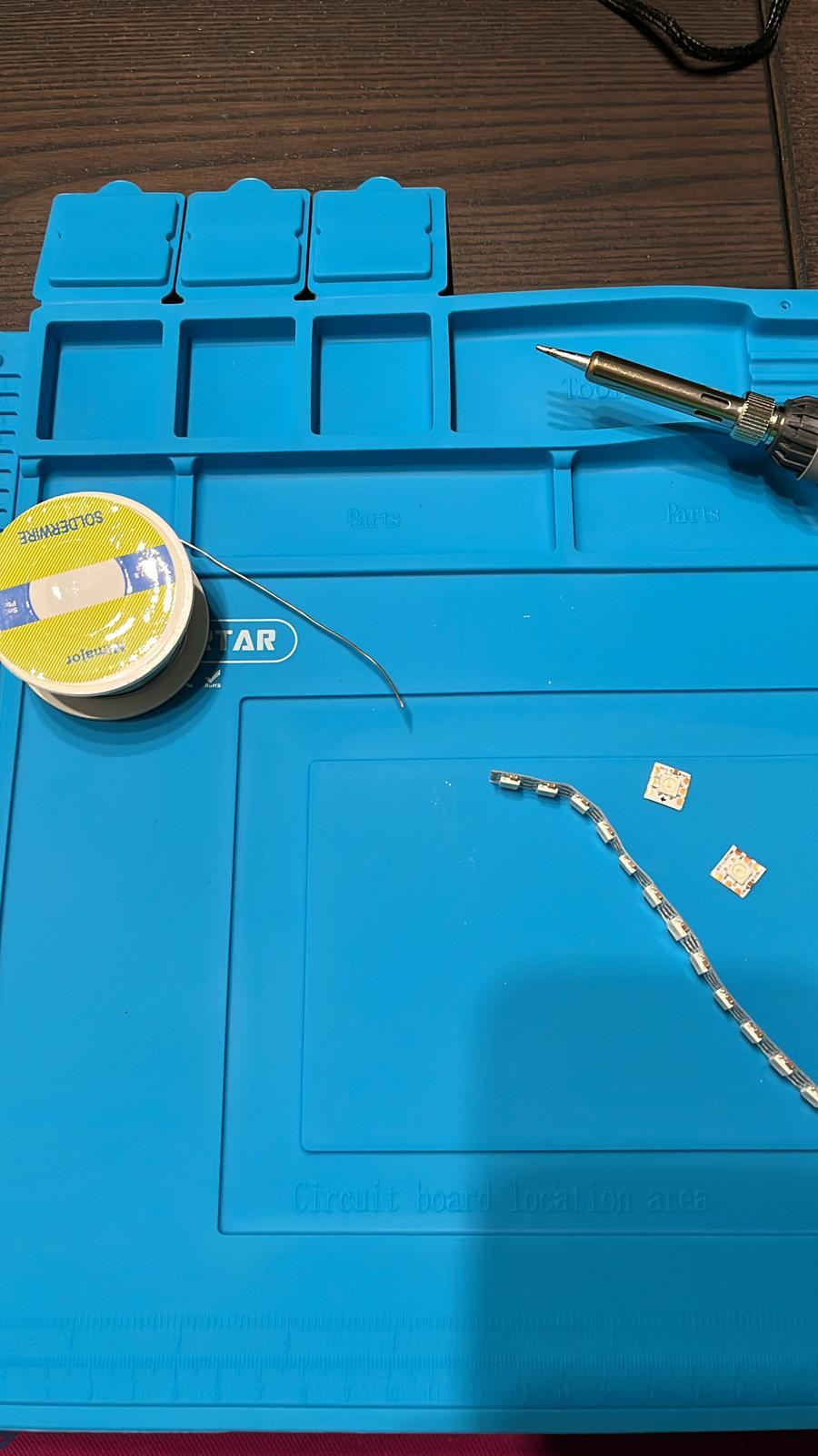 Soldering NeoPixels