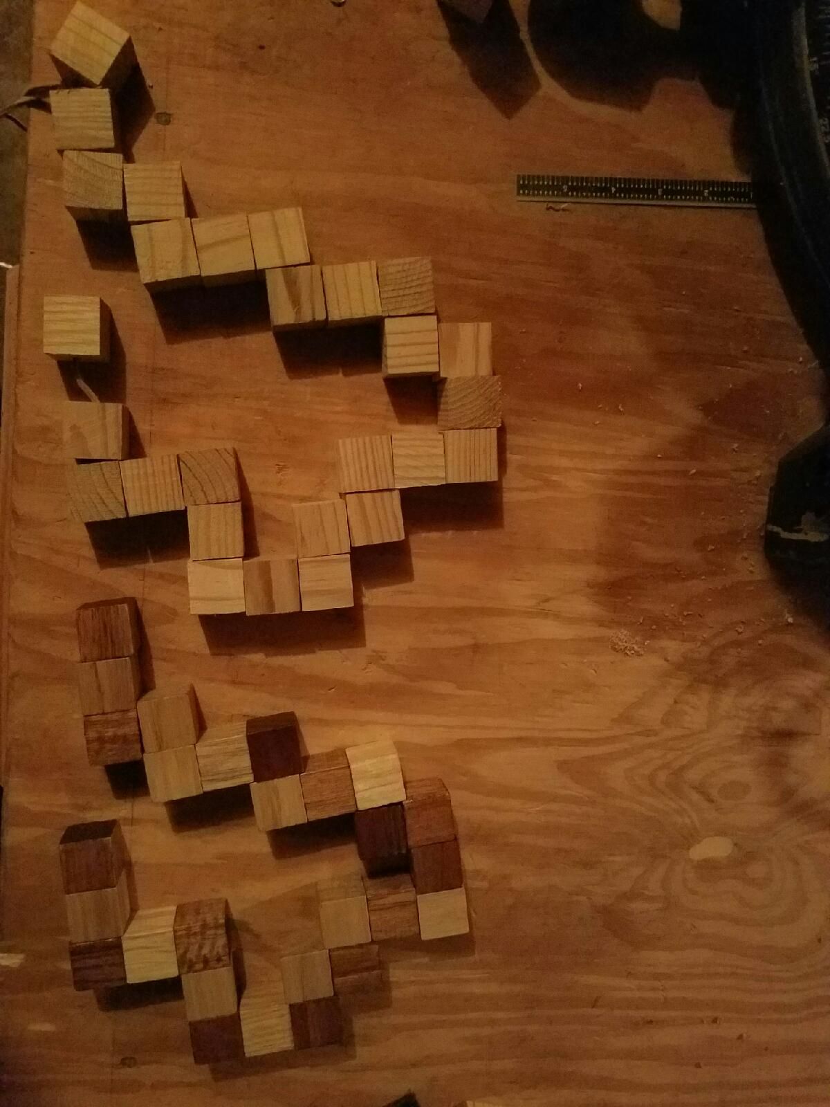 Making a Wooden Snake Cube Puzzle From Recycled Wood and Leather 6