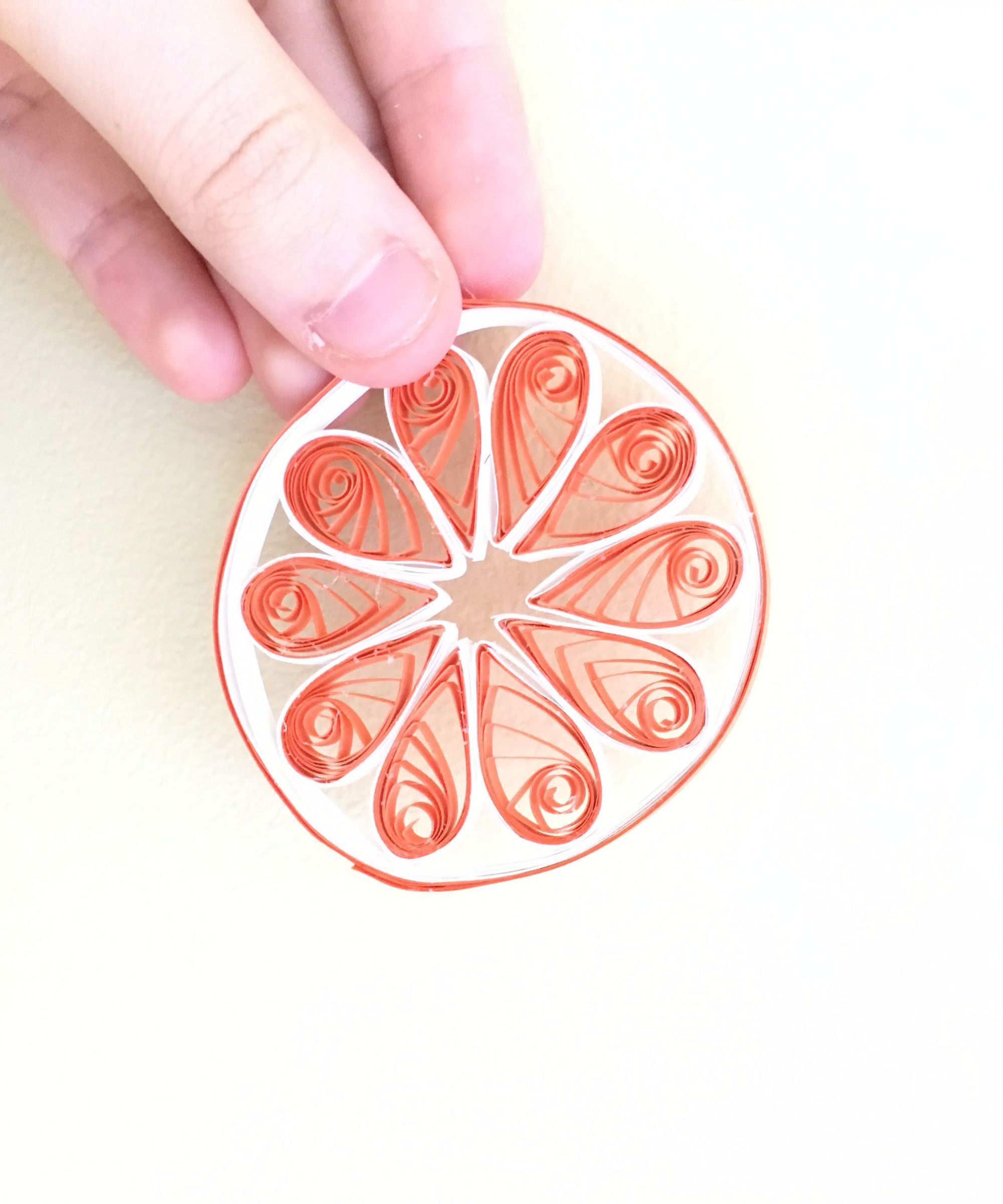 Quilled Orange Slice