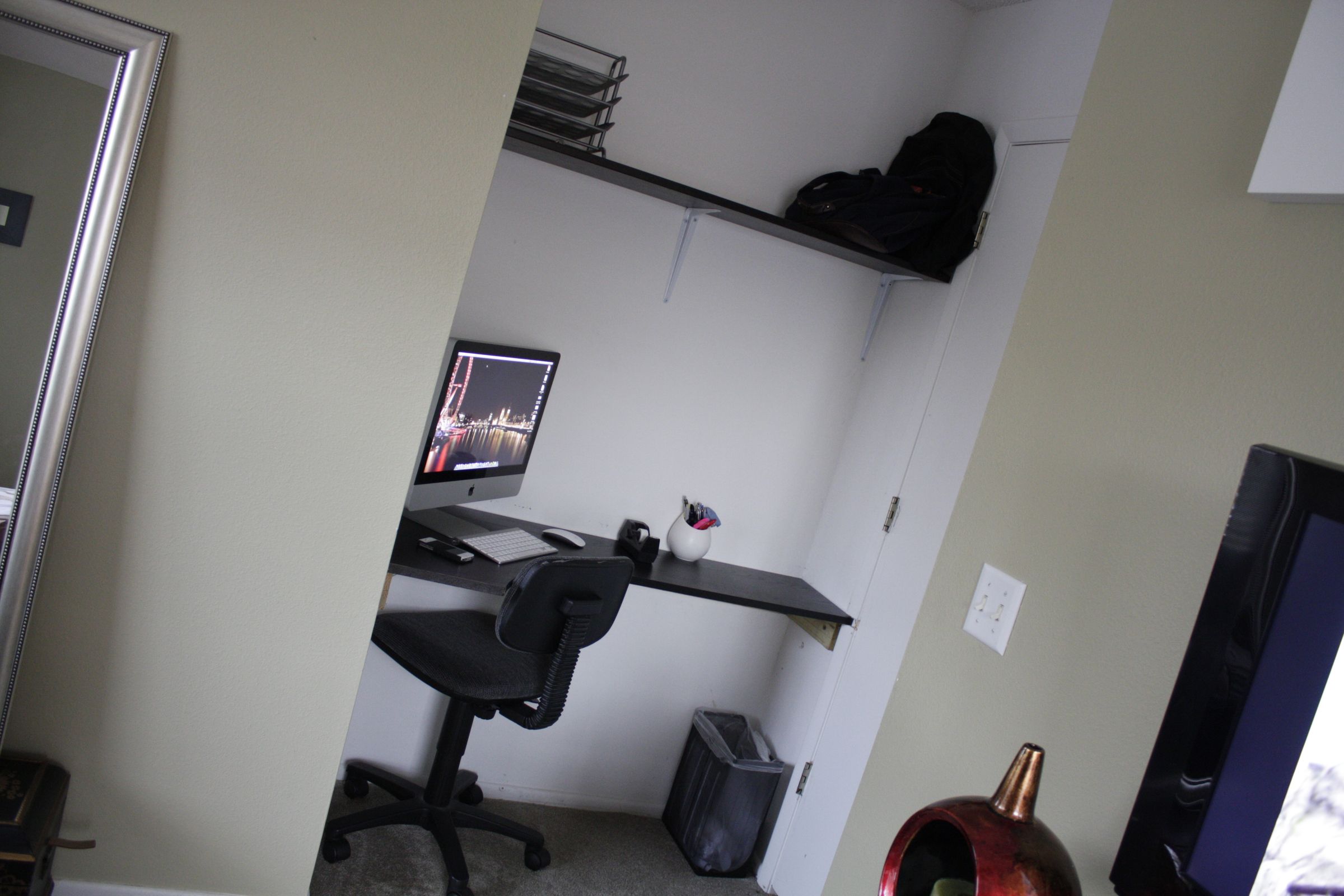 Hacking Ikea Desktop to Use Wasted Space