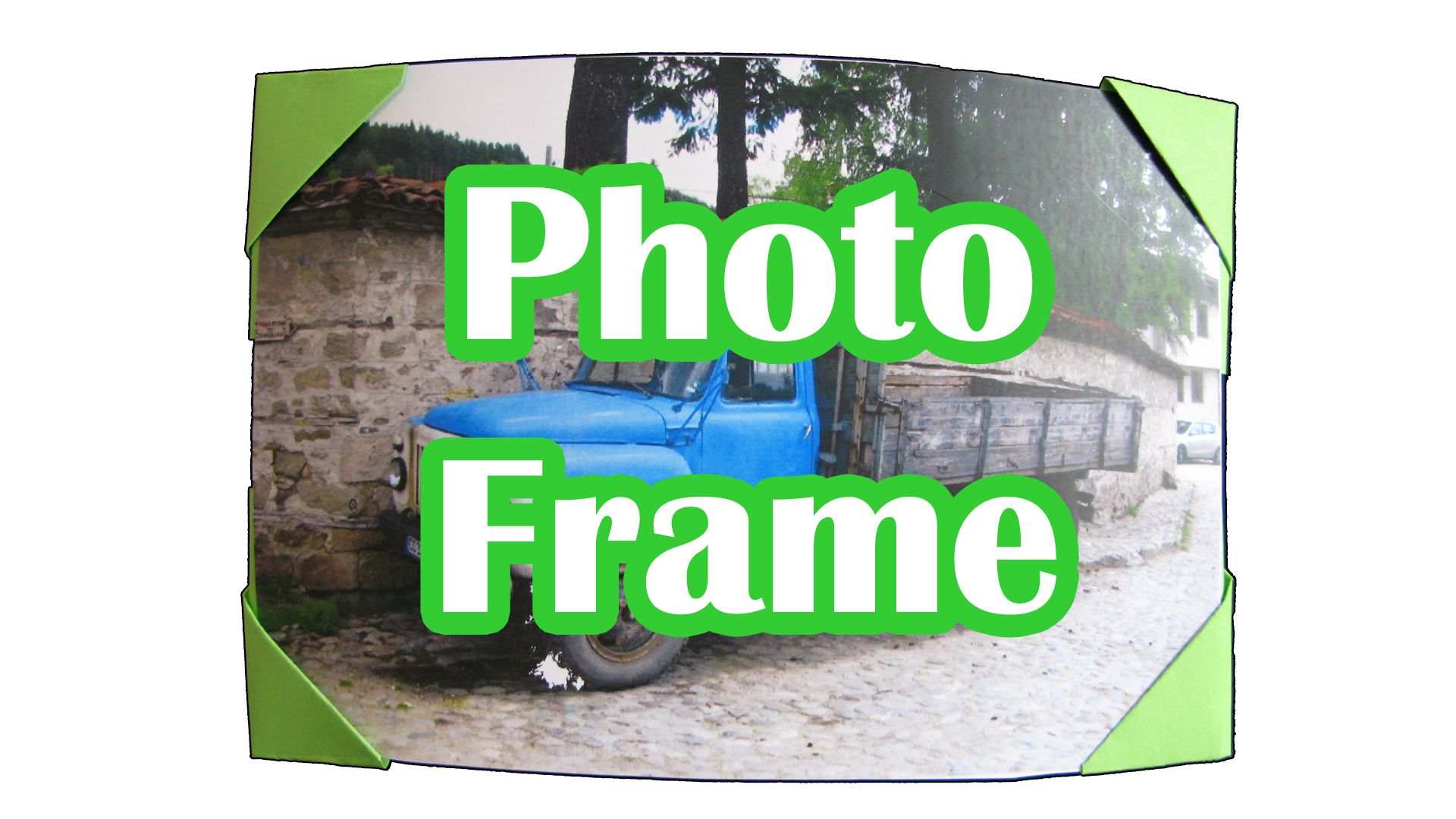 Paper Picture Frame With Stand Instructions
