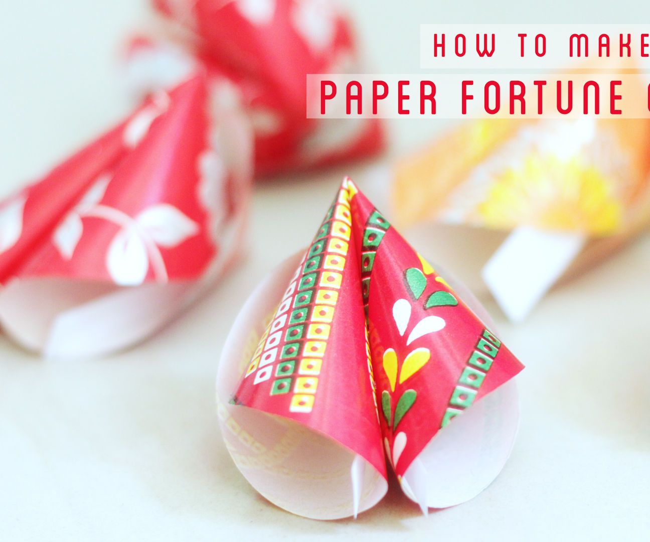 How to Make Paper Fortune Cookies