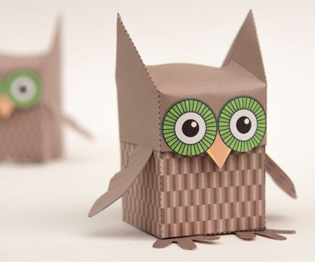 Paper Owl Box