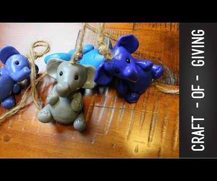 DIY Baby Shower Gift - Polymer Clay Elephants Mobile | Craft of Giving