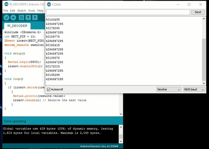 How to Make IR Remote Control Signals Decoder : 5 Steps (with Pictures ...