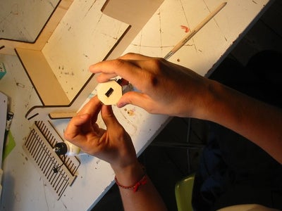 Glue That Cool Hex Back Roller Beam!